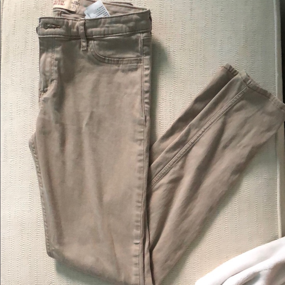 Hollister super skinny khaki pants